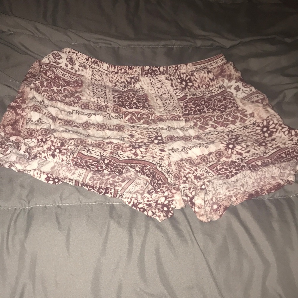 Light wash shorts